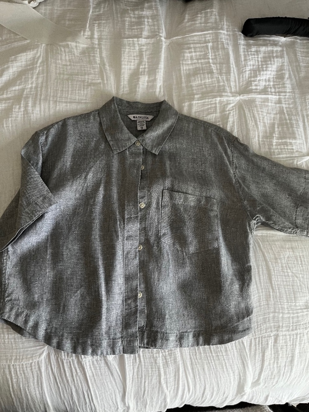Athleta linen shirt
